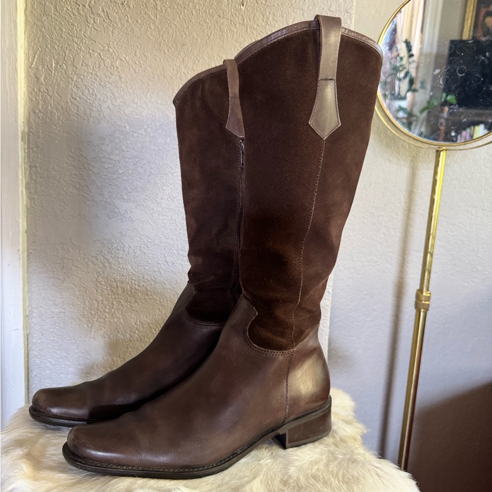 Vintage Eddie Bauer Leather Riding Boots – Women’s Size 8 (Narrow Fit)